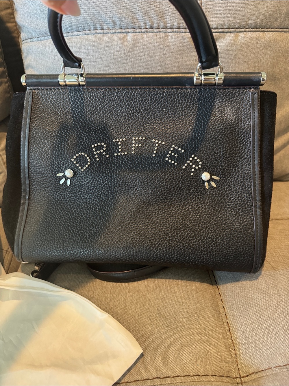 Coach Drifter Carryall
In Glovetanned Leather With Western Rivets - Picture 7 of 10